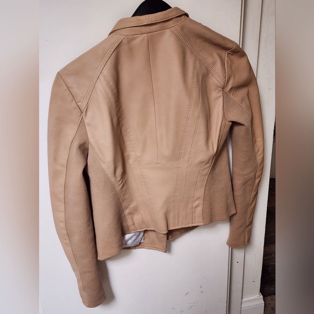 MARC NEW YORK | Light tan leather jacket | EUC ☆ - Picture 5 of 12